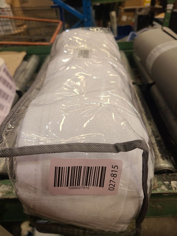 Photo 1 of 120 Inch 100% Blackout Linen Pleated Curtains 60 Inch Wide for Living Room Pinch Pleat Back Tab Black Out Drapes Memory Shape Heat Reducing Window Curtains for Bedroom 60x120 Beige White 1 Panel