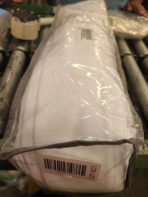 Photo 1 of 120 Inch 100% Blackout Linen Pleated Curtains 60 Inch Wide for Living Room Pinch Pleat Back Tab Black Out Drapes Memory Shape Heat Reducing Window Curtains for Bedroom 60x120 Beige White 1 Panel