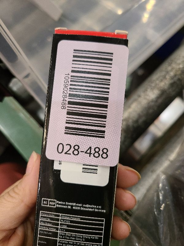 Photo 1 of 2 in 1 USB Type C Presentation Clicker with Laser Pointer, Wireless Presenter for PowerPoint Presentation PPT Clicker, 2.4GHz Presenter Remote Slide Advancer with Bright Red Laser Pointer