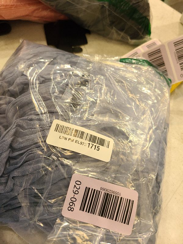 Photo 1 of 2 Pack Dusty Blue Cheesecloth Table Runner, 35 x 120 Inch Dusty Blue Cheese Cloth Table Runner, 10FT Boho Gauze Spring Table Runners for Wedding Bridal Baby Shower Birthday Party