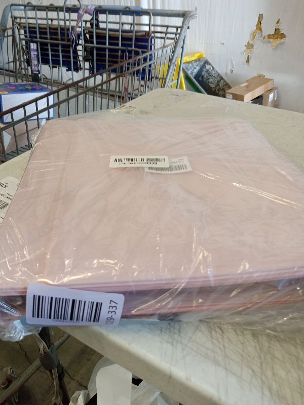 Photo 1 of 1'' 3-Ring-Binder with Pockets, 200 Sheets Capacity, 1 inch Binders fits 11" x 8.5" US Letter Size, Assorted 4 Pastel Colors - Ideal for School, Office, and Home Use (1'' - Pink)