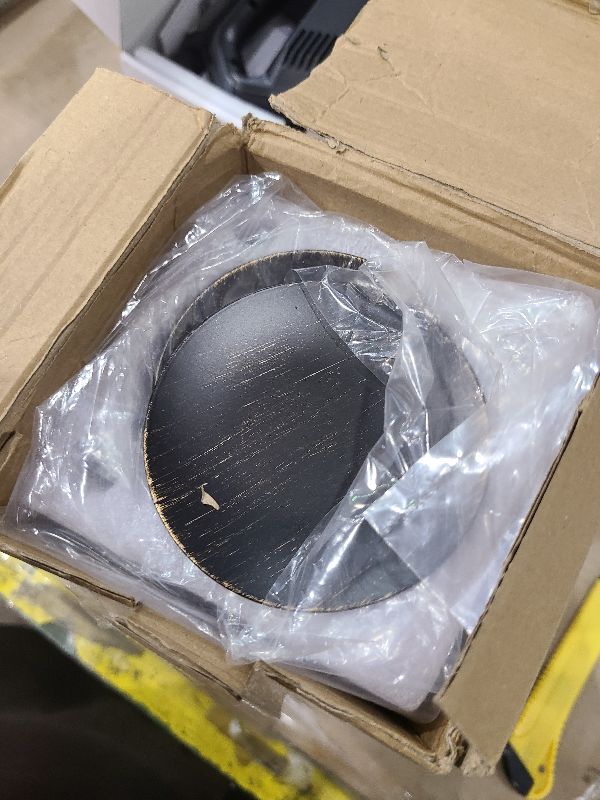 Photo 1 of 12 Pcs Pillar Candle Holders Candelabra Black, Bulk Fireplace Candle Holder Iron Plate Candle Stand Minimalism Modern Style, Mantel Table Decoration for Home,Wedding, Dinning, Party, Anniversary