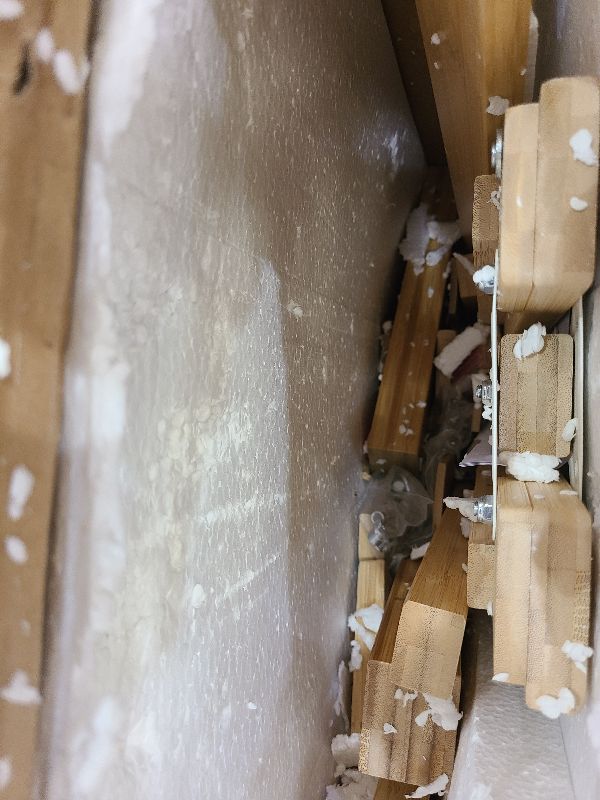 Photo 1 of 14 Inch Bamboo Bed Frame – Queen Size Solid Wood Platform Bed Frame, Strong and Stable, with Non-Slip Slats for Support, No Box Spring Needed, Easy to Assemble, Noise-Free (Natural, Queen)