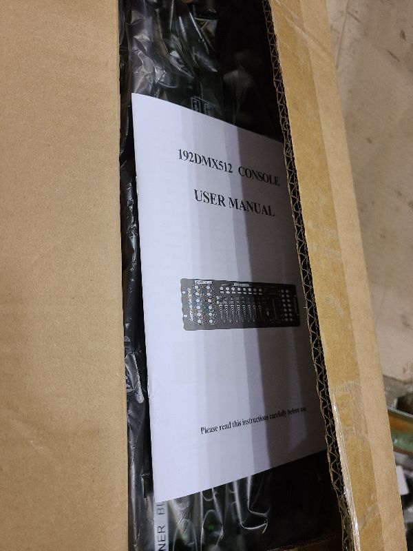 Photo 1 of 192 DMX Controller Use for Editing Program of Stage Lighting,DMX 512 DJ Controller Stage Light Controller Panel DMX Console for Party Music Show Christmas and Halloween