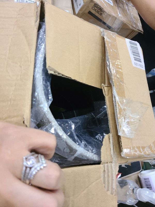 Photo 1 of 10 inch Garden Planter Lightweight Indoor Outdoor Pots with Drainage Hole for Potted Plants Flowers Greenery, Set of 2 (Speckled Grey)