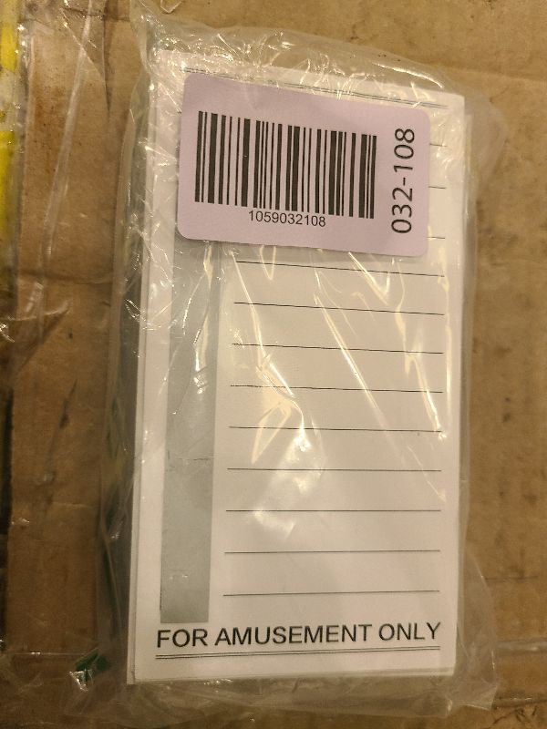 Photo 1 of 100 Packs 10 Line Football Sports Strip Cards, 100 No-Repeat Super Football Bowl Pool Card Baseball Boxing Soccer Volleyball Playing Scratch Off Cards for Sports Game Party Favor