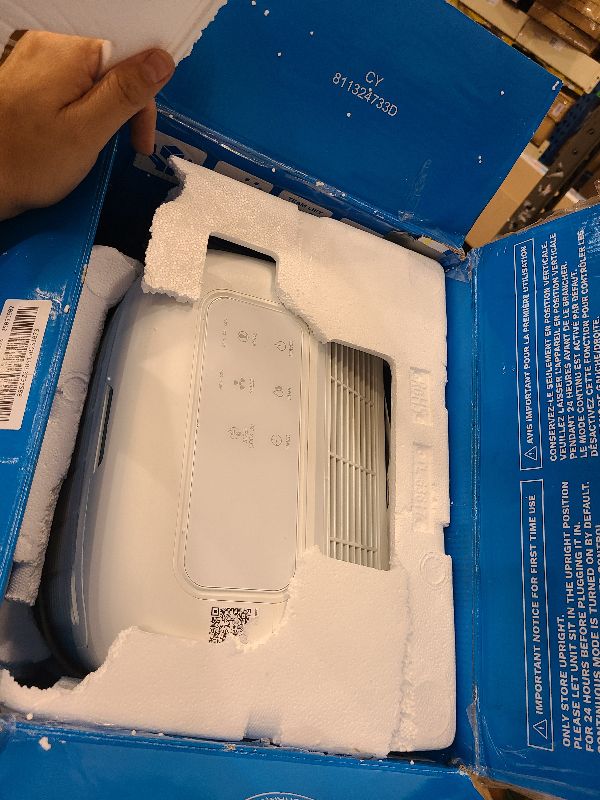 Photo 1 of 12000Btu Portable Air Conditioner with Cooling/Dehumidify/Fan Mode Cools up to 550 Sq.Ft, 3-in-1 Quiet Portable AC Unit 3 Speed, Auto Swing, 24H Timer for Large Room