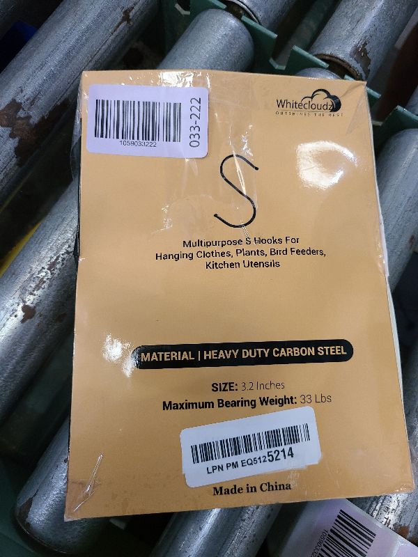 Photo 1 of 30 Pack Black S Hooks for Hanging Plants, Metal Hooks for Hanging, S Hooks for Hanging Heavy Duty, Durable S Shaped Kitchen Hooks for Kitchenware, Pots, Utensils, Clothes & Bags