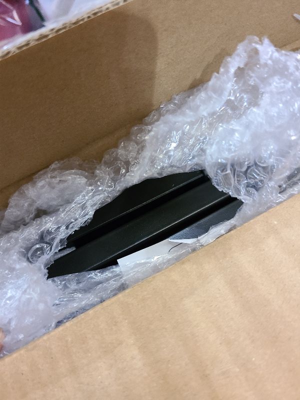 Photo 1 of Dog Gate, SHYUJAJIE Adjustable Extra Wide Short Dog Gate,Small Pet Gate with 4 Extension Kits, Pressure Mounted for Doorways & Stairs (Black, 18-48" W*10" H)