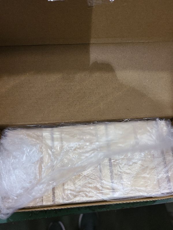 Photo 1 of 12 Pieces Wood Place Card Holders Trapezoidal Wooden Table Number Holder Sign Support Stands for Name Card for Wedding Retail Shop Birthday Party Events Home Decoration (0.12 Inches)