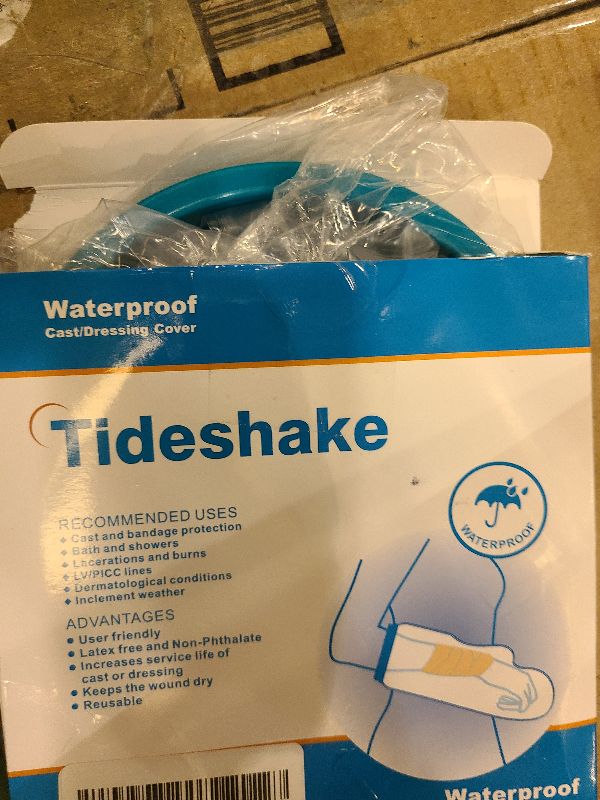 Photo 1 of 100% Waterproof Cast Cover for Shower Hand Kids - Available in 6 Sizes, Child-Friendly, Reusable Half Arm Cast Protector & Cast Bag - Watertight Protection for Wound Hands, Arms (11.81 in / 30 cm)