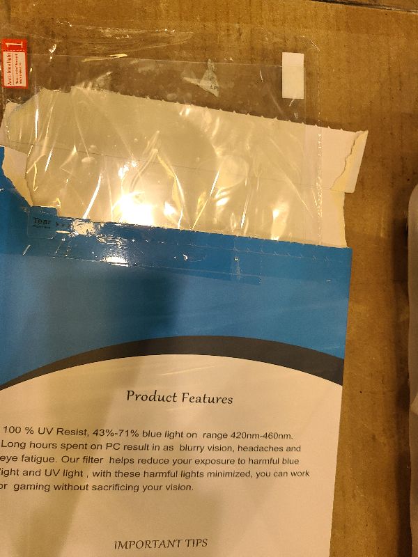 Photo 1 of 14.5 Inch Anti Blue Light Screen Protector for ASUS Vivobook S 14 / 14X OLED (K5404,S5402,M5402), Zenbook Pro 14/14X OLED (UX6404,N7401,UX8402,Q420,UX3404) 14.5-Inch,Eye Protection Matte Screen Filter