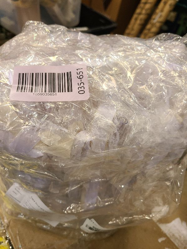 Photo 1 of 100 Pcs Wedding Wands Ribbon with 3 Colorful Flashing Modes, Light up LED Silk Fairy Wands, Glow Lace Stick with Bells for Wedding Reception, Graduation, New Year, Birthday Party (Warm White)