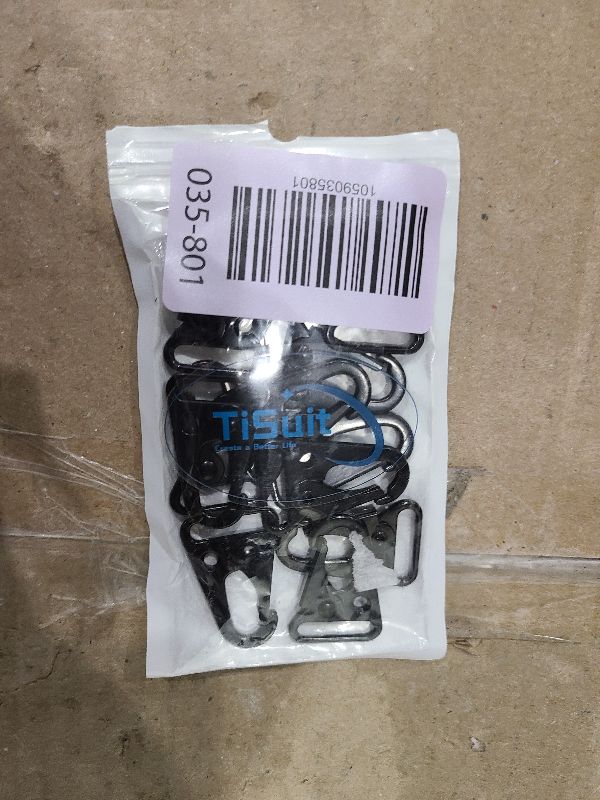 Photo 1 of 12Pieces Sling Clip Clasp Olecranon Hook for Keychain Snap Hooks Outdoor Tactical (3/4"(20mm))