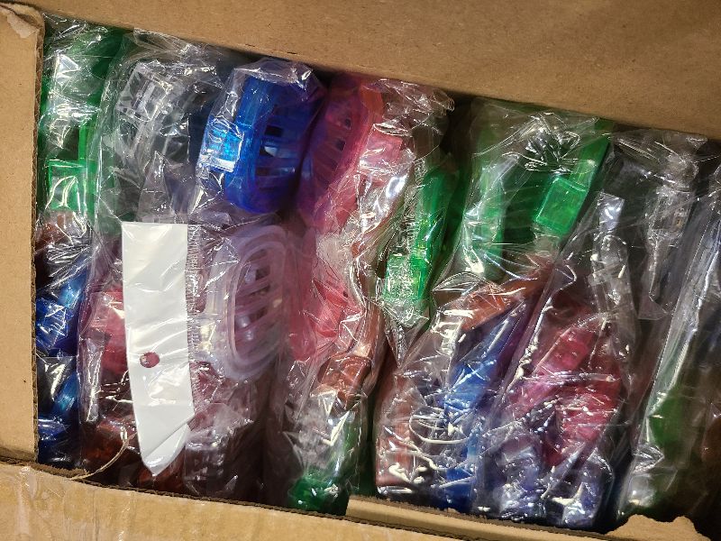 Photo 1 of 100 Pack Glow in The Dark Glasses Bulk for Kid Adult, 5 Color LED Light Up Glasses with 3 Flashing Modes, Neon Glowing Party Favor Supplies for New Years Eve Birthday Wedding Halloween Goody Bag stuff