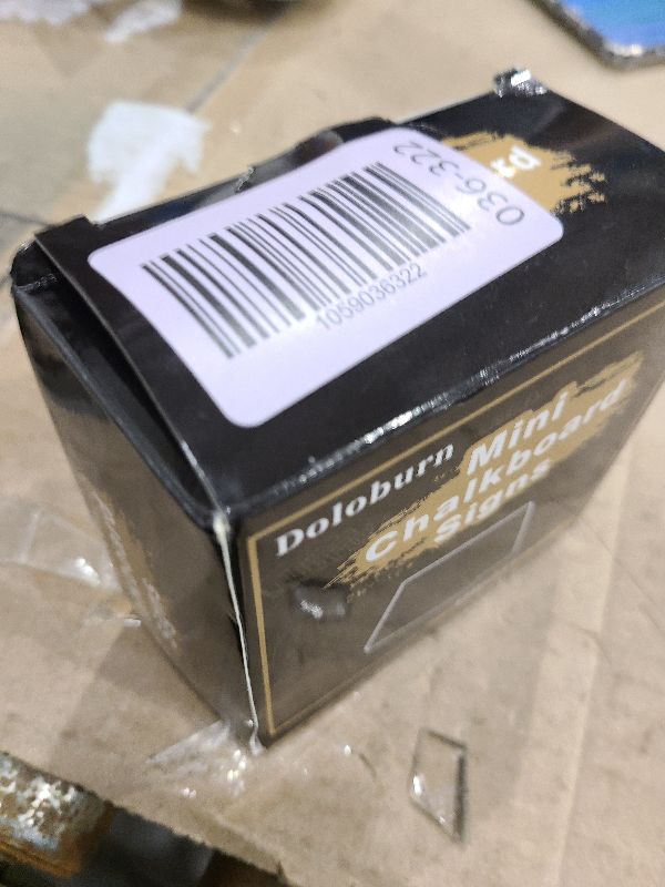 Photo 1 of 12 Pack 4"x3"Mini Chalkboard Signs for Chalk Sign for Food - Party - Buffet - Table Sign Chalkboard - Wedding - Bakery - Small