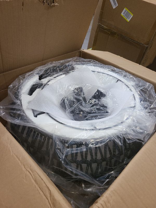 Photo 1 of 20" Black Farmhouse Chandeliers for Dining Room 5 Lights Boho Chandelier Light Fixture with Wicker Lampshade Coastal Rattan Pendant Light for Kitchen Island Living Room Bedroom Hallway