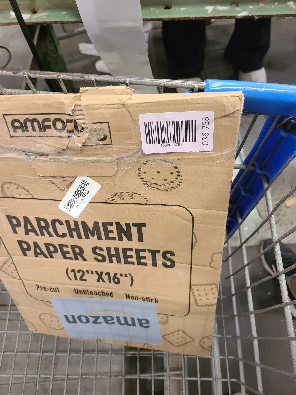 Photo 1 of 200 PCS Unbleached Parchment Paper Sheets for Baking 12x16 Inches, Non-Stick and Non-Toxic Pre-cut Parchment Sheets for Oven, Cooking, Grilling, Air Fryer and Steaming - Fit for Half Sheet Pans