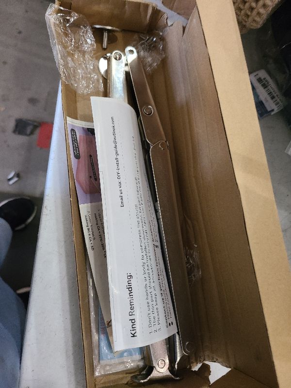 Photo 1 of 100N Heavy Duty Soft Close Lid Support Hinge, Chest Hinge Heavy Lid Hinges for Wooden Box Trunk, Toy Box Hinges Soft Close Safety Slow Lowering 45lbs/2pcs (Hingex)