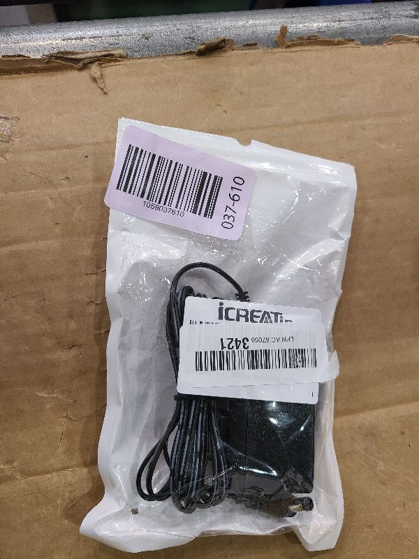Photo 1 of [UL Listed] 24V Power Cord, iCreatin AC to DC Adapter Switching Power Supply Replacement Charger Cable for 100ml / 120ml / 300ml / 500ml Essential Oil Diffuser and Aroma Diffuser Humidmifier