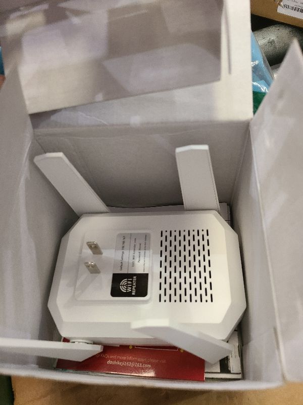 Photo 1 of 2025 AX3000 WiFi 6 Range Extender, WiFi Extender Signal Booster with Gigabit Ethernet Port, Dual Band (2.4G&5.8G) WiFi Repeater Cover to 13888sp.ft, Faster Speed and Wider Cover, Quick Setup (White)