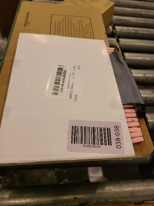 Photo 1 of 100PCS Baby Shower Clothespins Games Girl Plastic Clothes Pin with Waterproof Bag Mini Pink Pin Bulk 1.37 inch for Party Decorations, DIY Crafts