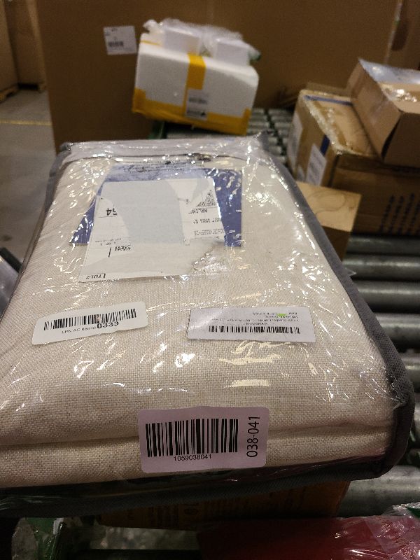 Photo 1 of 100% Blackout Shield Linen Blackout Curtains for Bedroom 96 Inches Long, Back Tab/Rod Pocket Living Room Drapes, Thermal Insulated Blackout Curtains 2 Panels Set, 50" W x 96" L,Cream