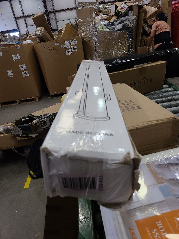 Photo 1 of 140 Inch Wide Retractable Baby Gate for Dogs Indoor Dog Gates for Doorways Easy Operation for Adults Extra Wide Pet Gate Indoor Anti-Climb Retractable Extra Long Baby Gates for Large Openings, White