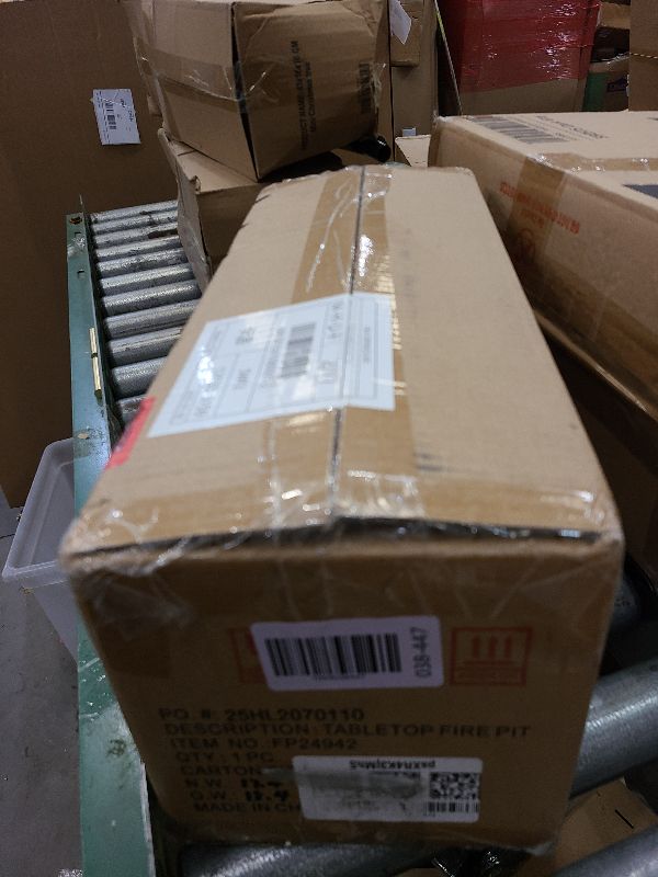 Photo 1 of 15.6" Arctic Green Concrete Tabletop Firepit yatemate