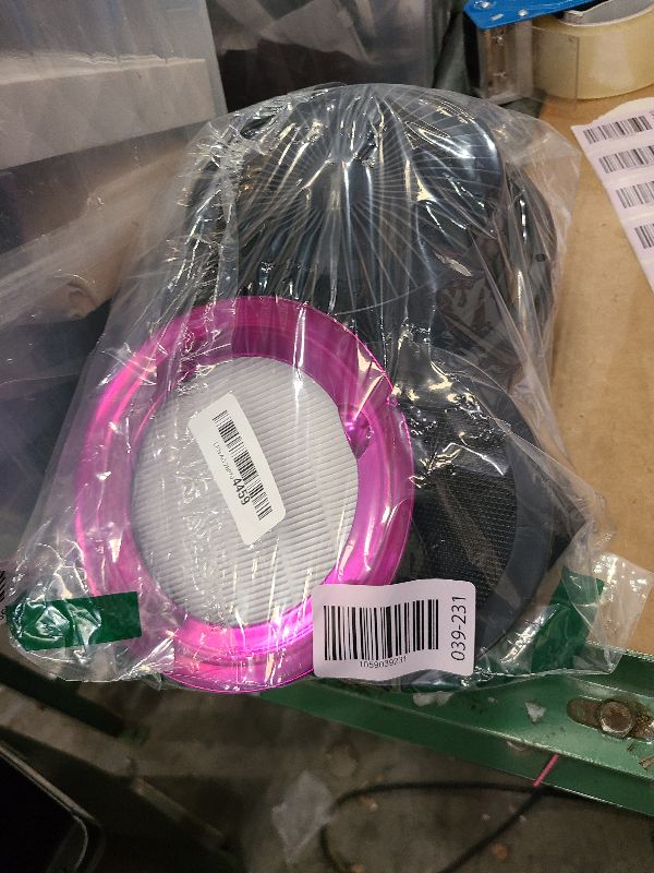 Photo 1 of -Hide Smoking Fan for Smoking Indoors, Black Purple Electric Smokeaway Purifier Fan Portable Table Smoke Air PuriferFan Adjustable Angle Kitchen Mini Filter Smoke(Rechargeable) (Black Purple)