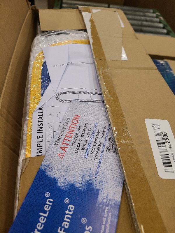 Photo 1 of 24" Commercial Dust Mop for Floor Cleaning,Heavy Duty Floor Duster with 2 Cotton Reusable Mop Pads,59” Long Handle Wet Dry Flat Mops for Hardwood Floors,Marble, Laminate,Tile,Concrete,Garage (Blue)