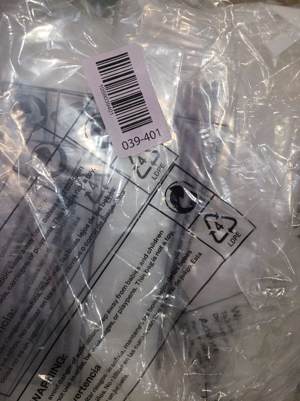 Photo 1 of 100 Clear Poly Bags - 14x20 - Strong Self Seal Strip with Suffocation Warning