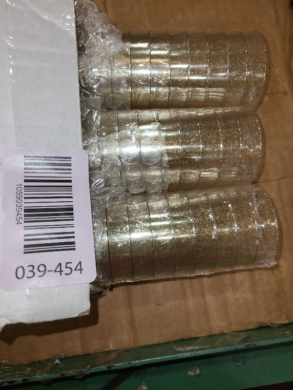 Photo 1 of 30 Disposable Champagne Flutes - 4.5 oz Gold Glitter Plastic Cups for Parties - Elegant Toasting Glasses - Perfect for Weddings, Engagements, Mimosa Bars, Thanksgiving, Christmas, New Year’s Eve