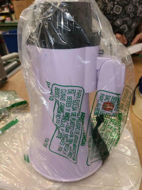 Photo 1 of 30 Watt Power Portable Megaphone Bullhorn Speaker Voice, Siren/Alarm and 240S Recording with Volume Control and Strap (Purple)