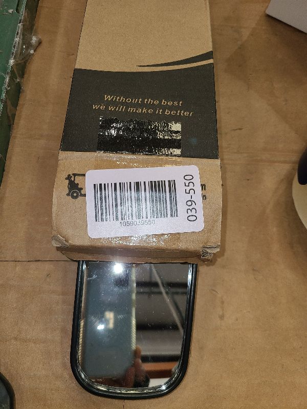 Photo 1 of 10L0L Universal Adjustable Golf Cart Panoramic Rear View Mirror, Rotatable 270 Rotation 16.5"Wide Angle Full Rearview Golf Cart Mirror for EZ Go, Club Car, Yamaha