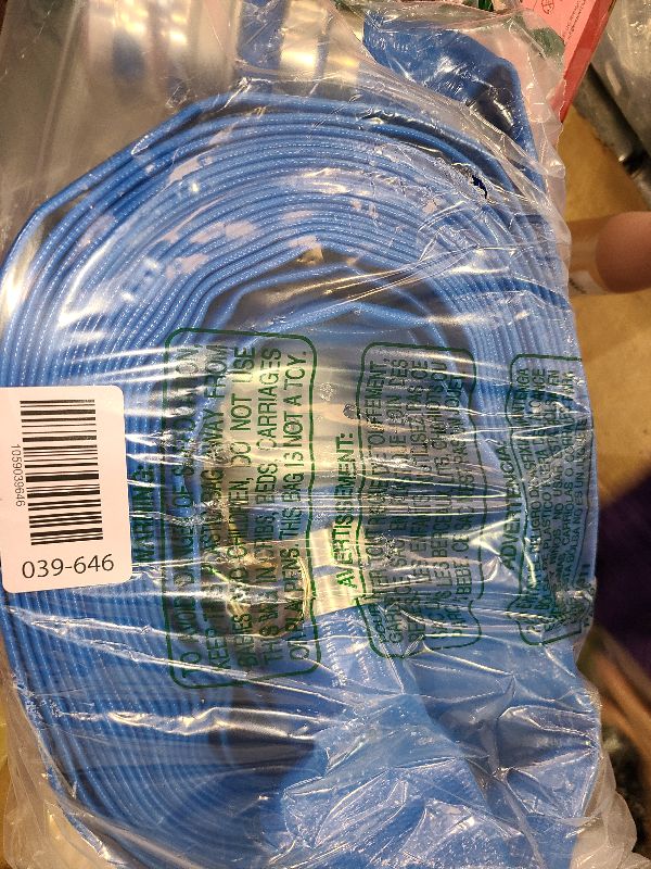 Photo 1 of 2" x 100ft PVC Lay Flat Discharge Hose With Aluminum Camlock C & E Fittings, Cam Lock Fitting Type A included, Heavy Duty Reinforced Pump Backwash Hose Assembly