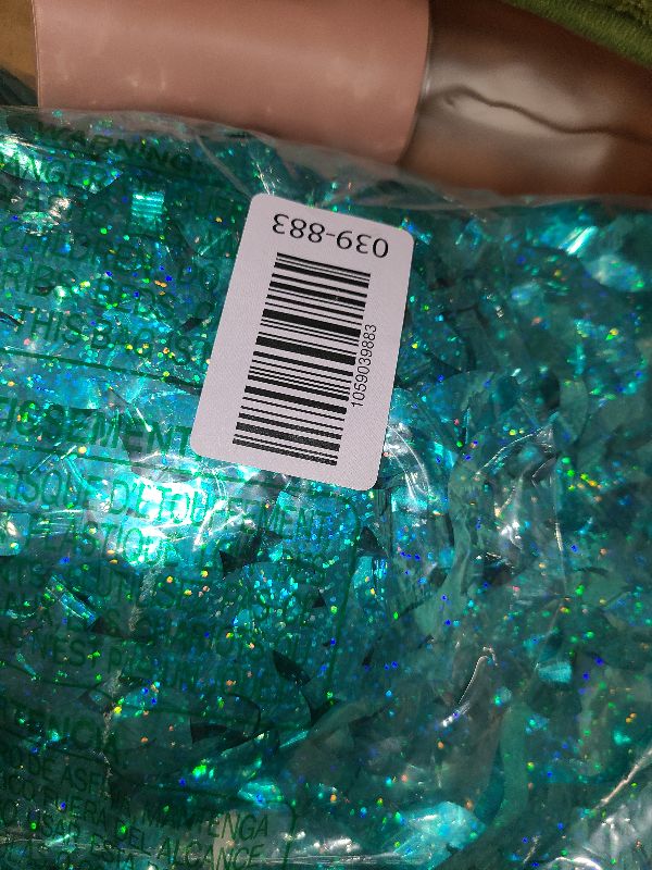Photo 1 of 4 Pack Teal Aqua Blue Wavy Foil Fringe Curtains Party Decorations - 3.3 ft x 6.6 ft Sparkle Streamer Tinsel Curtain Party Photo Backdrops for Birthday Party Christmas Graduation Decoration