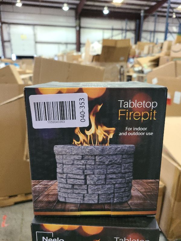 Photo 1 of 
NEELO Concrete Tabletop S’mores Maker – Portable Smokeless Fire Pit Kit