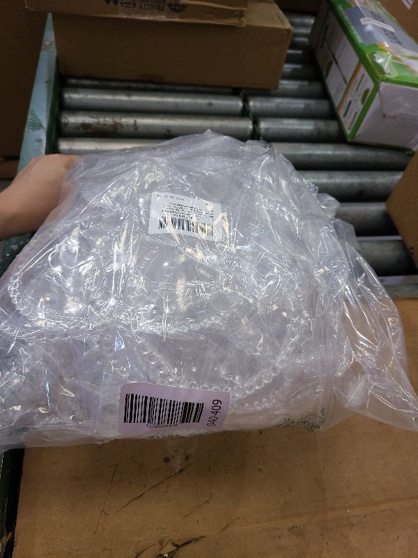 Photo 1 of 30 Pcs Mini Cake Plate Stand Plastic Mini Cake Stand for Chocolate Cupcake Single Cupcake Holder Serving Plate Clear Small Dessert Display Stand Tray for Birthday Wedding Holiday Party Supplies