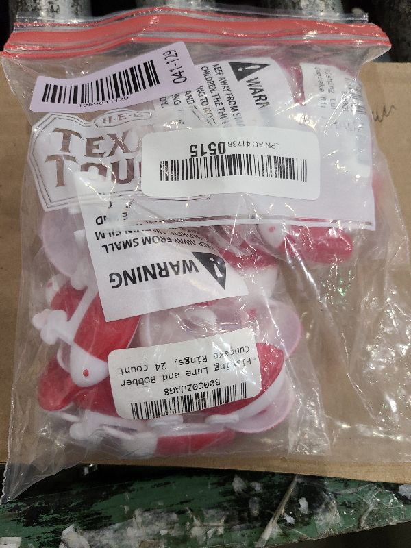 Photo 1 of 24 count - Fishing Lure and Bobber Cupcake Rings
