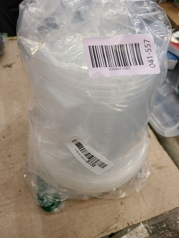 Photo 1 of 30 Pack 7/6/5/4/3 Inch Clear Nursery Pots for Plants, Flexible Plastic Plant Pots with Drainage Holes, Transparent Seed Starter Pots Variety Pack for Succulents, Seedlings, Flowers, Vegetable