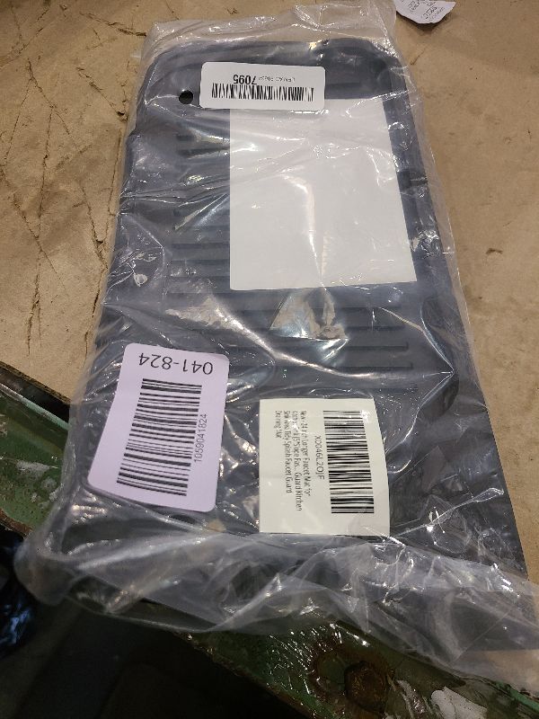 Photo 1 of 24 Inch Longer Faucet Mat for Kitchen Sink, 5° Slope Fast Self-draining, Kitchen Sink Splash Guard Silicone Sink Faucet Mat Splash Guard Kitchen Sink Area Tidy Splash Faucet Guard Draining Mat