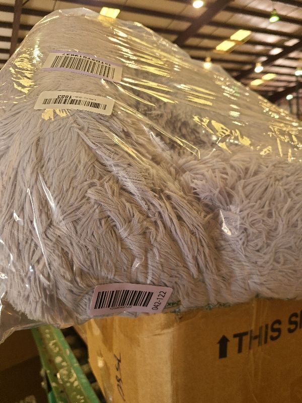 Photo 1 of 28in Large Dog Bed, Medium Size Dog and Cats, Calming Donut Bed for Puppy and Kitten, Washable Round Fluffy Pet Bed (Light Grey)