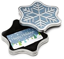Photo 1 of Gift Card snowflake Tin Holders (box/30)