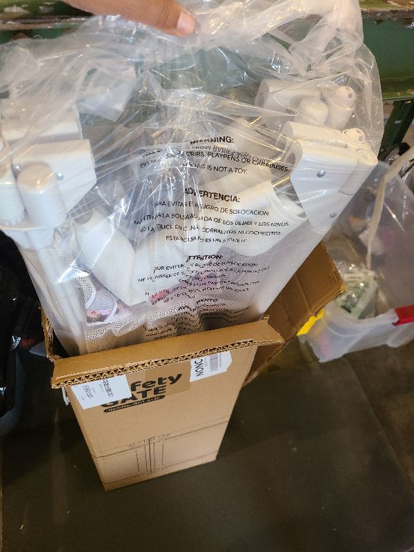 Photo 1 of 3-Panel Free Standing Dog Gate with 4 Suction Cups, 60 x24 Inch Tall Short Dog Gates to Step Over, Foldable Pet Gate Indoor Small Pet Fence Puppy Barrier Mesh Gates for The House, White