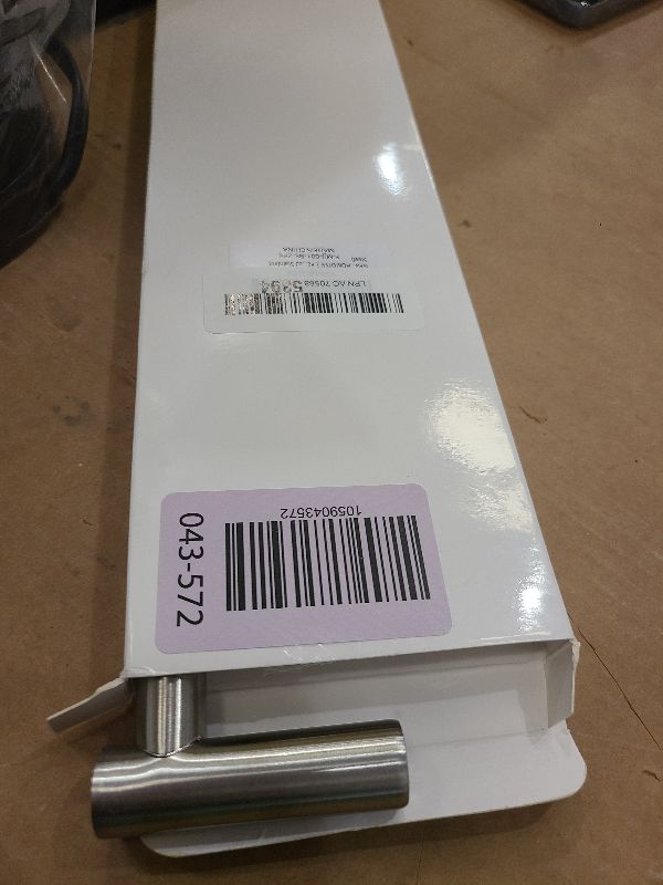 Photo 1 of 2 Pack Adjustable Towel Bar, HOMOTEK Economic Bathroom Towel Holder Rod from 12 Inch to 22 Inch Single Towel Racks, Wall Mount Towel Rail, Towel Hanger Hook for Kitchen(Brushed Stainless Steel)