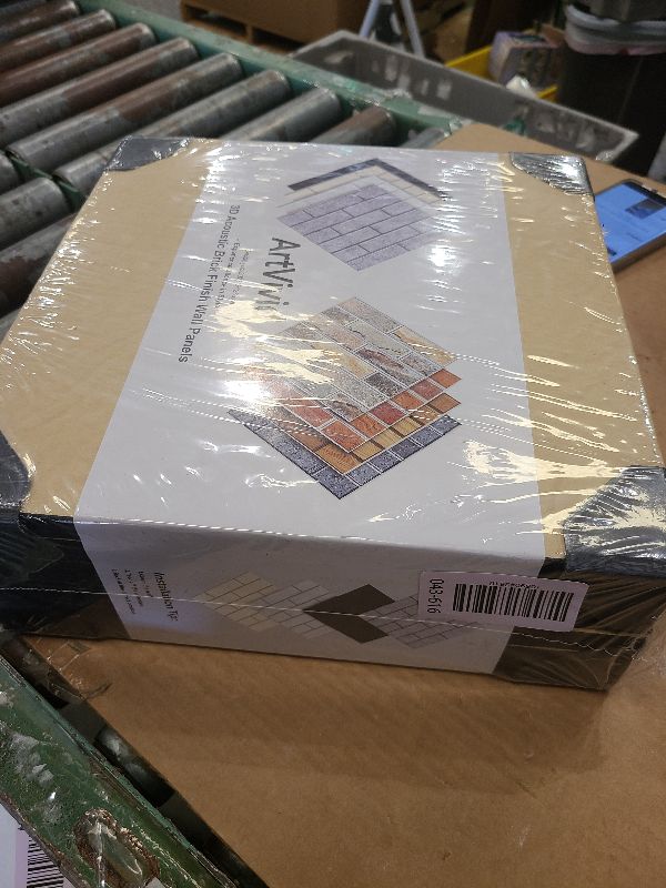 Photo 1 of 12Pack Acoustic Panels, Self-Adhesive 3D Brick Pattern Sound Proof Panels for Walls, Decorative Sound Dampening Wall Panels for Recording Studios, Offices, Home, 12"×12"×0.4", Black