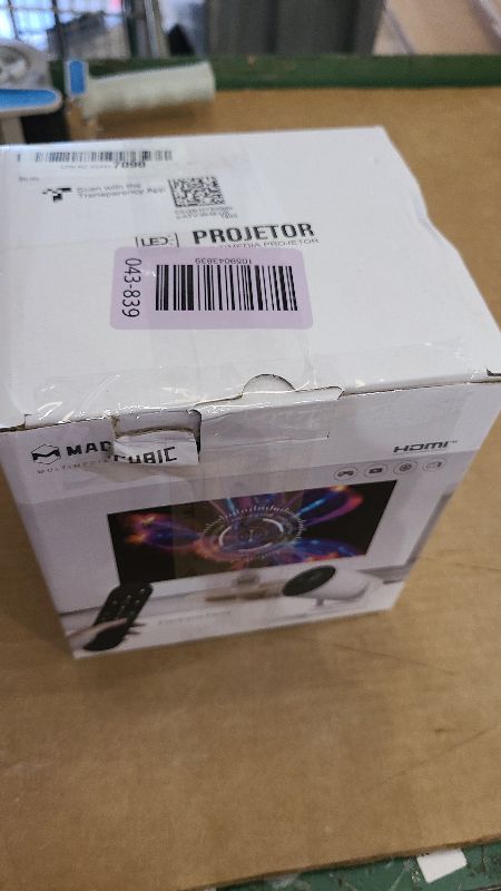Photo 1 of ?Electric Focus?Magcubic Mini Projector 4K Support, Portable Projector with WiFi 6 and Bluetooth 5.4, Smart Proyector, 5W Soundbase Speaker, 180° Rotation for Home Theater HY300 Ultra