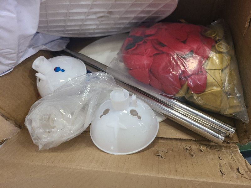 Photo 1 of 2 Sets Balloon Column Stand Kit with 100 Balloons Summer Adjustable Balloon Tower Stand with Bases for Floor Black Gold Balloon Arch Column for 50th Birthday Wedding Engaged Back to School Party Decor