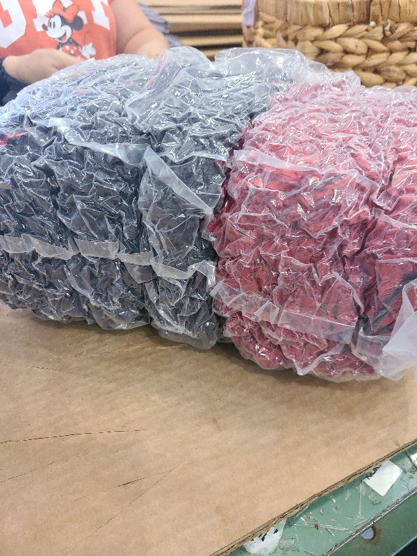 Photo 1 of 2 LB Crinkle Cut Paper Shred Filler Great for Gift Wrapping, Basket Fillers, Birthday, Gift Wrapping, Anniversary, Halloween Christmas Party Decor Filling Supplies Black Red